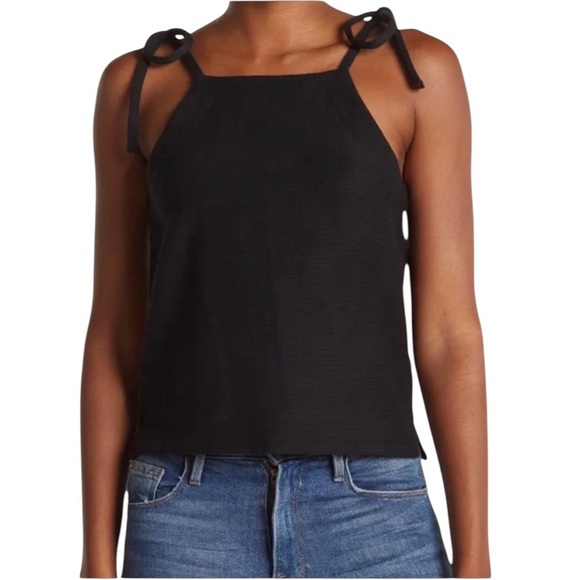 Madewell Tempo Tie-Shoulder Tank Top - Picture 1 of 9